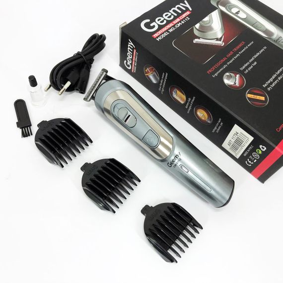 Машинка для стрижки волос без шума GEMEI GM-6112, Машинка для стрижки волос хорошая EZ-93 | Зображення 3