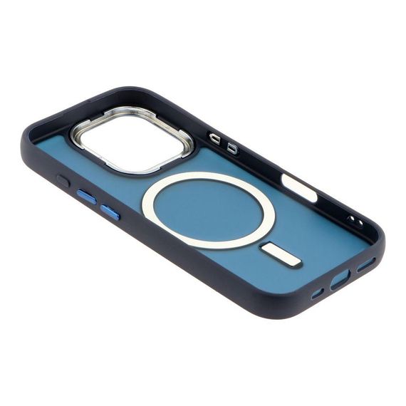 Чохол TPU+PC Space Magnetic Color with Magsafe для iPhone 16 Pro Колір Dark Blue | Зображення 9