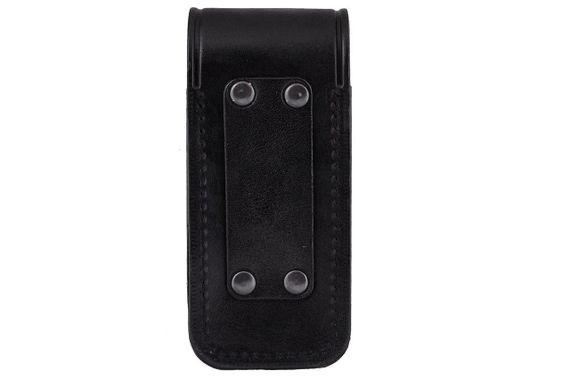 Чохол-В для складного ножа з кнопкою L (шкіра, чорний) MAS | Зображення 1