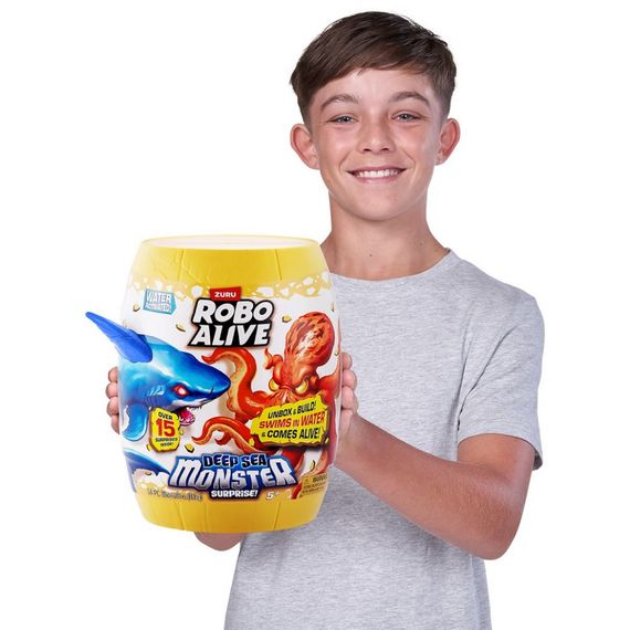 Интерактивный игровой набор "Глубоководный сюрприз: Большая белая акула" ROBO ALIVE S1 Pets & Robo Alive 71155A | Зображення 8