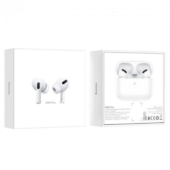 Беспроводные наушники HOCO EW04 Plus True wireless BT headset White | Зображення 6