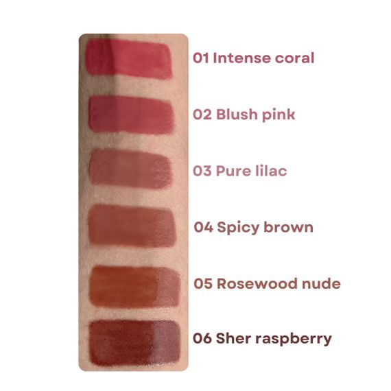 Зволожувальний блиск для губ Parisa Cosmetics Hydro Lips 04 Темно-бежевий | Зображення 2