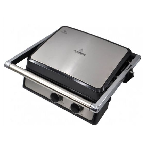 Контактный прижимной электрический гриль Crownberg CB-1044 2000W | Зображення 5