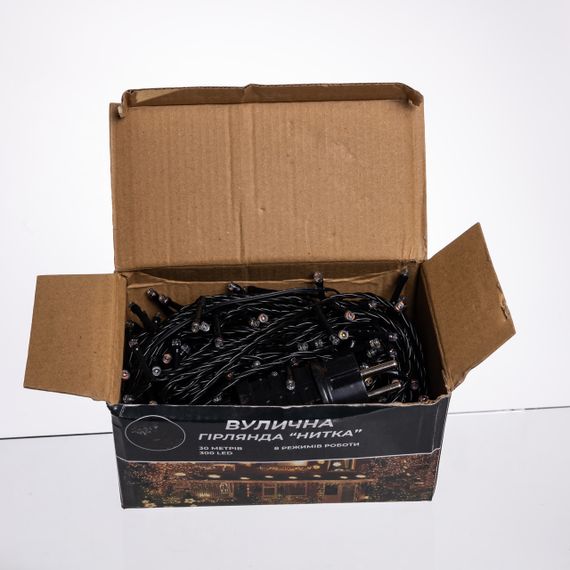 Гірлянда Нитка вулична 30 (м) 300 LED чорний провід Мультиколір CF300L30MBML | Зображення 3