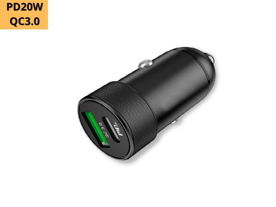 Автомобільний зарядний пристрій XPRO Z32B PD20W+QC3.0  чорний (37356-01) | Зображення 1