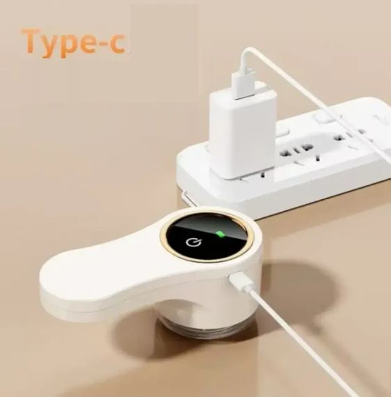 Машинка для видалення ковтунців haver LY-950 з Type-C зарядкою, бездротова, біла | Зображення 2