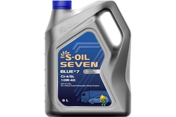 Моторна олива S-OIL 7 BLUE #7 CI-4/SL 10W-40 5л.