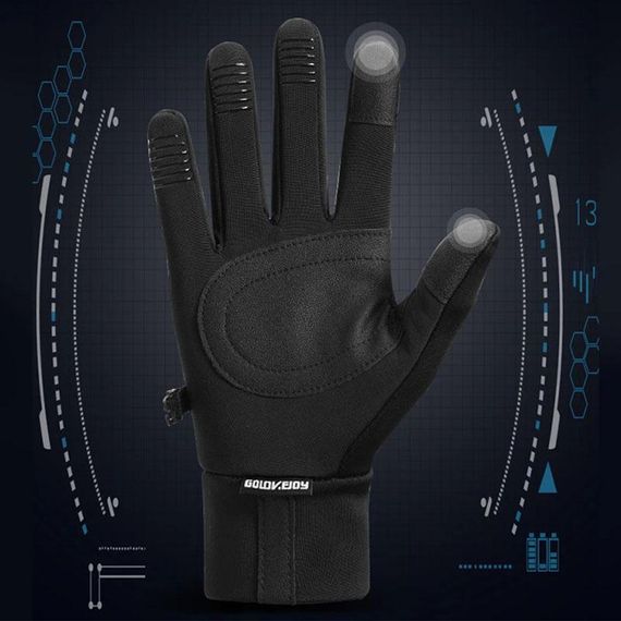 Рукавички сенсорні Golove joy (L) Anti-Slip 2023 Чорний | Зображення 5