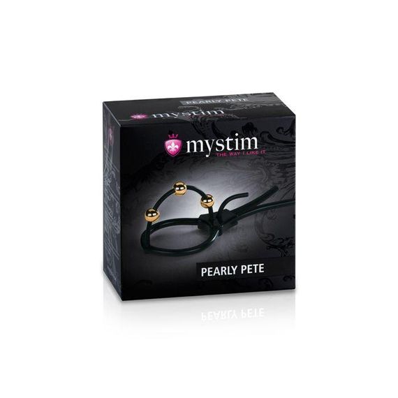 Утяжка для пеніса Mystim Pearly Pete, з трьома кульками Sex Aura | Зображення 2