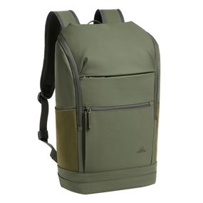 Рюкзак міський Rivacase 7856 Olive Green 20 л оливковий із зеленим