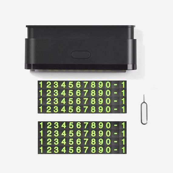 Автовизитка Hoco CPH19 Черный | Зображення 3