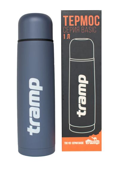 Термос Tramp Basic серый 1л. (TRC-113-grey) (UTRC-113-grey) | Зображення 2