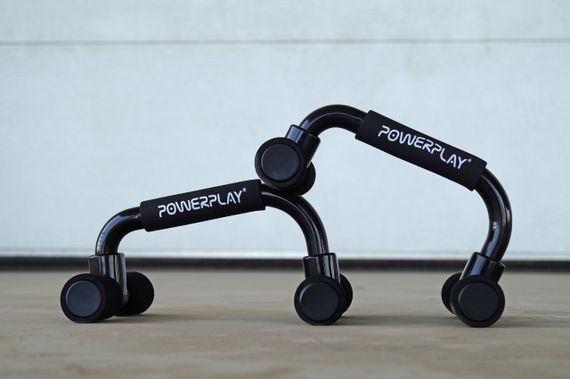 Упори для віджимань PowerPlay 4316 Push Up Bars пластикові (Скошені) | Зображення 1