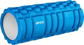 Массажный ролик Gymtek для йоги и фитнеса EVA 33*14см синий