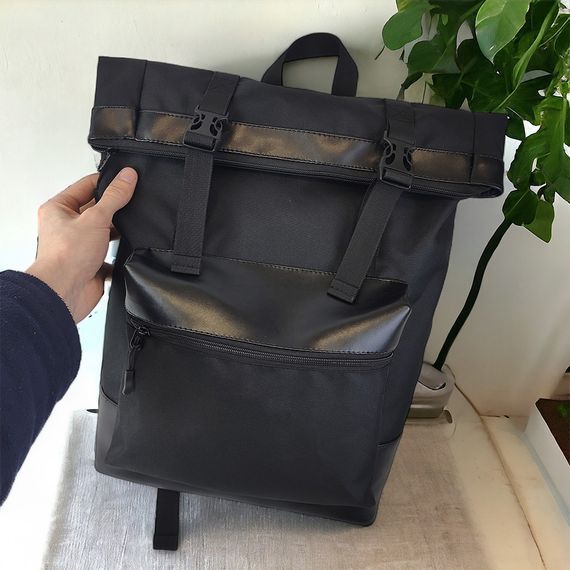 Рюкзак RollTop для ноутбука мужской и женский городской для LI-137 путешествий Роллтоп | Зображення 3