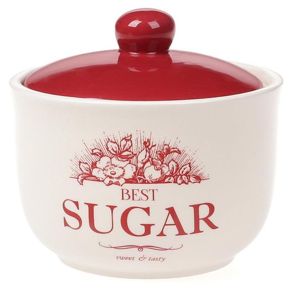 Цукорниця керамічна "Англійська Шипшина SUGAR" 400мл