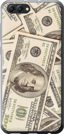 Чехол на Huawei Honor V10 / View 10 Доллары "3016u-1579-17620"