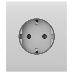 Ajax CenterCover (basic) [type F] white Фронтальна панель - Розетки