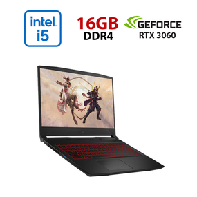 Ігровий ноутбук MSI Katana GF66 11UE-1006NEU / 15,6" (1920x1080) IPS / Intel Core i5-11400H (6 (12) ядер по 2,2 - 4,5 ГГц) / 16 ГБ DDR4 / 960 ГБ SSD / nVidia GeForce RTX 3060, 6 ГБ GDDR6, 192-біт / Веб-камера б/в