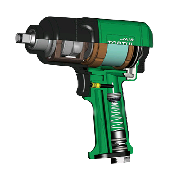 Пневмо гайковерт TOPTUL 1/2" 1356N/m 9500об/хв KAAC1610 | Зображення 1