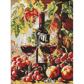 Алмазная мозаика "Осеннее вино" ©art_selena_ua AMO8114, 30х40 см