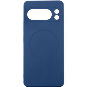 Чохол Silicone Cover Lakshmi Full Camera (AA) with MagFit для Google Pixel 9 Pro XL Синій / Navy blue