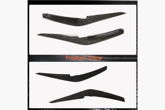 Передняя губа бампера (для S-Line 2019-2024, Карбон) для Ауди A4 B9 | Зображення 3