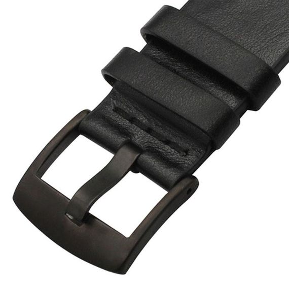 Шкіряний ремінець Primo Classic для годинника Garmin Vivoactive 4 - Black | Зображення 4
