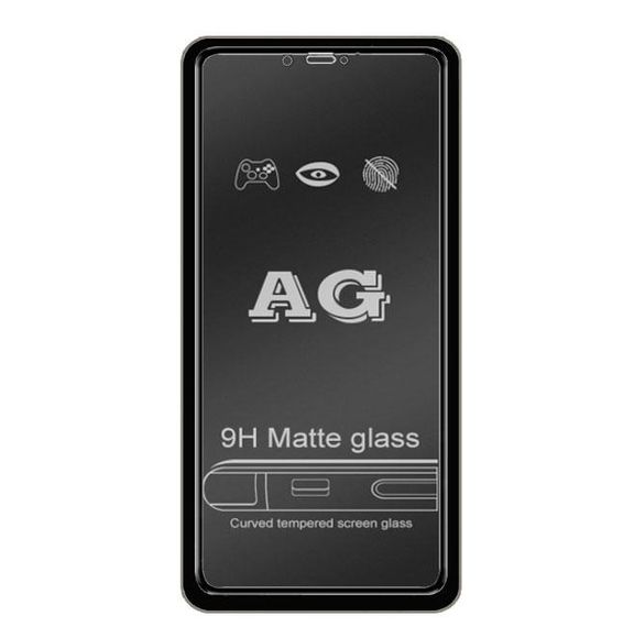 Защитное стекло Full Glue Matte для Apple iPhone XS Max / 11 Pro Max - Black