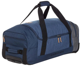 Большая дорожная сумка на колесах 60L Quiksilver New Centurion синяя