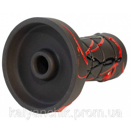 Чаша для кальяну Gusto Bowls Harmony Glaze Red/Black | Зображення 1