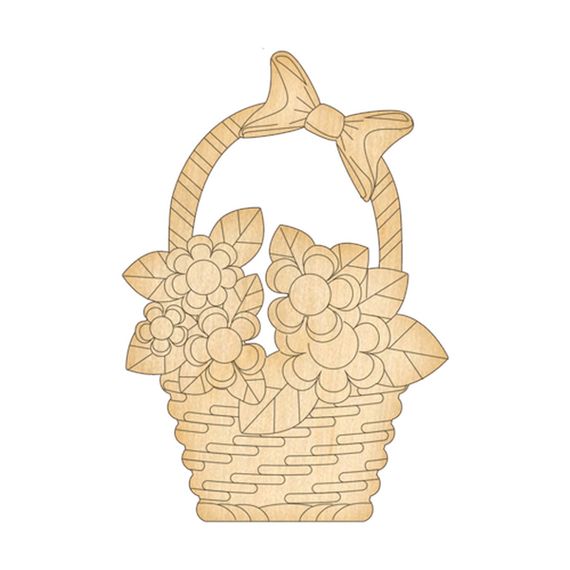 Фигурка для раскрашивания и декорирования "Цветы-5" FDZ-152