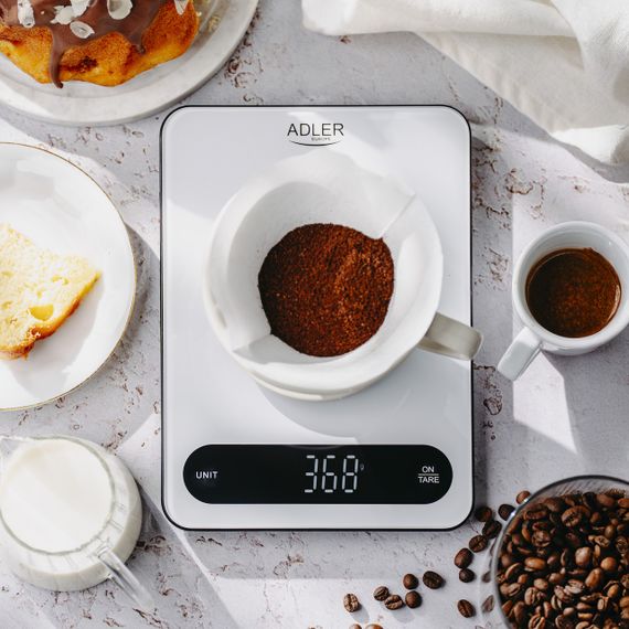 Кухонні ваги Adler AD 3177 WB до 10 кг, точність 1 г, USB-C, електронні | Зображення 6