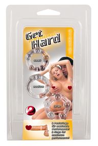 Набор эрекционных колец 3шт в наборе прозрачный sexstyle