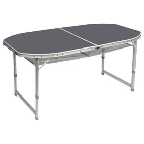 Стіл Bo-Camp Case Model Oval 150x80 cm Grey (1404399)