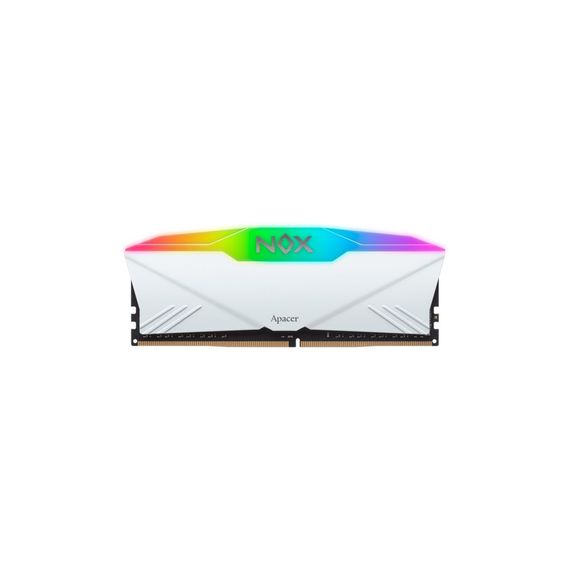 Модуль пам'яті для комп'ютера DDR4 16GB (2x8GB) 3200 MHz NOX RGB White Apacer (AH4U16G32C28YNWAA-2) | Зображення 1