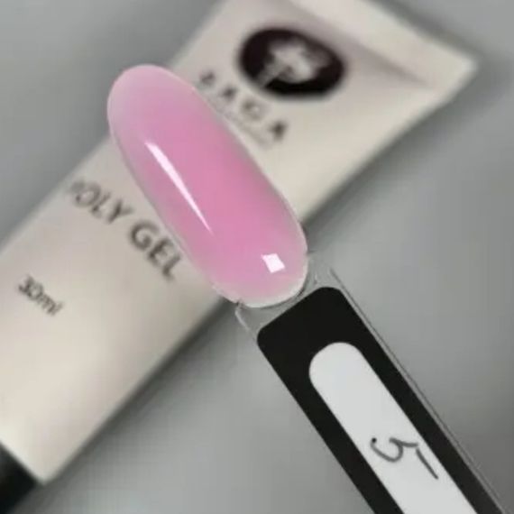 Полигель Saga Poly Gel №05 (розово-лиловый) в тюбику 30мл