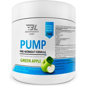 Комплекс до тренування Bodyperson Labs Pre-Workout Formula 250 g /16 servings/ Green Apple