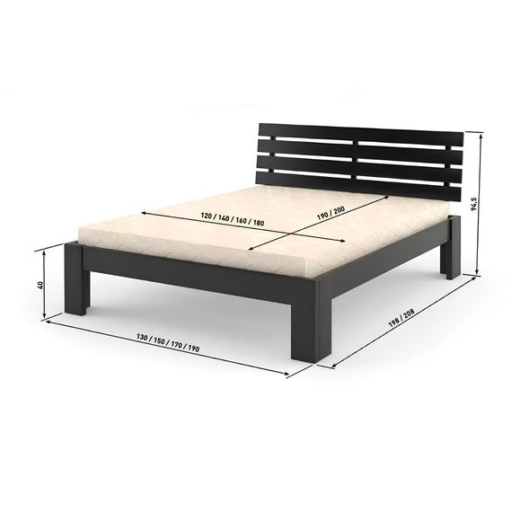 Полуторне ліжко Mebigrand Техас Білий (RAL9003) 120х200 см (MBG-2165) | Зображення 2