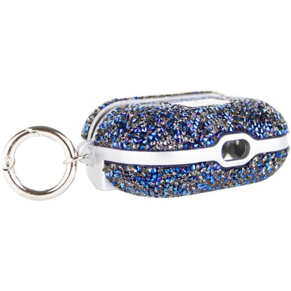 TPU чохол Bling World Rock Diamond для навушників AirPods 3 Синій | Зображення 4