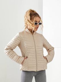 Стьобана куртка демі, арт. 470, беж