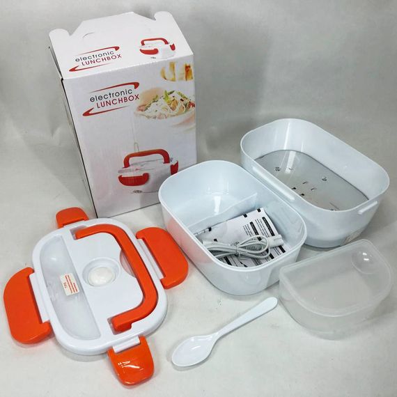 Пластикові контейнери для їжі багаторазові Lunch Heater 220 V, Ланчбокс з підігрівом від мережі TQ-81 | Зображення 6
