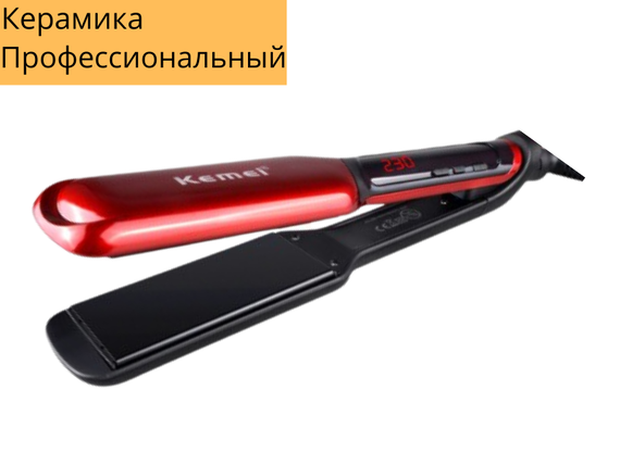 Професійний випрямляч для волосся з керамічним покриттям Kemei JB-KM-9620