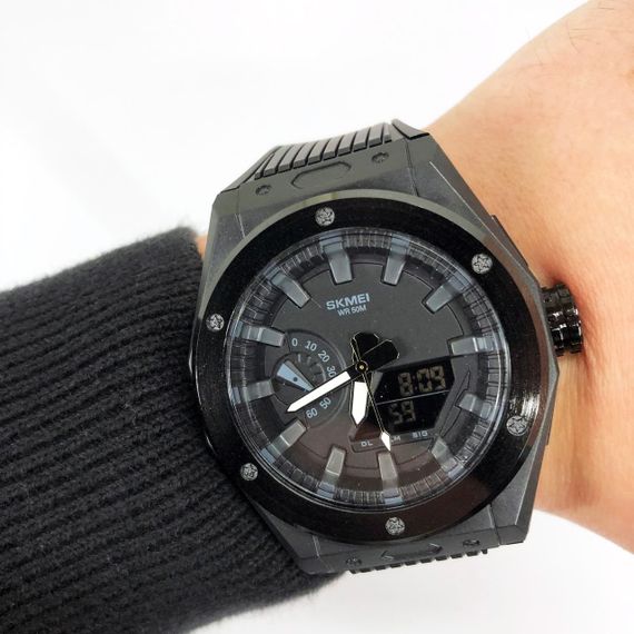 Годинники спортивні армійські SKMEI, Практичні спортивні чоловічі годинники Протиударні UQ-38 | Зображення 2