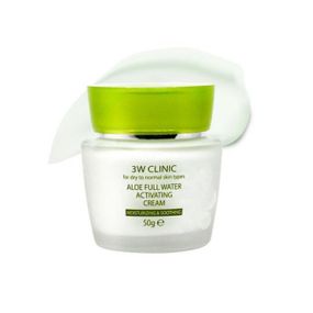 Крем для лица увлажняющий 3W Clinic Aloe Full Water Activating Cream (50 g)
