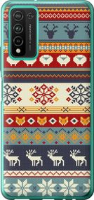 Чехол на Huawei Honor 10X Lite Рождественский орнамент "3303u-2198-17620"