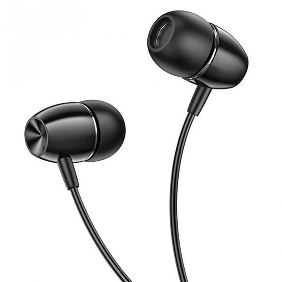 Навушники Borofone BM57 (3.5mm/1.2m) Чорний | Зображення 1