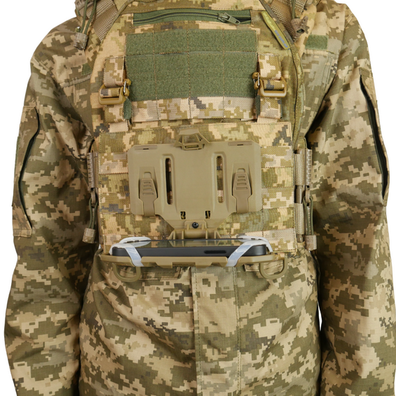 Відкидний чохол-тримач під смартфон койот | Зображення 7