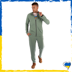 Спортивний костюм. Повсякденний костюм. Костюм унісекс. Костюм темна м'ята M, L