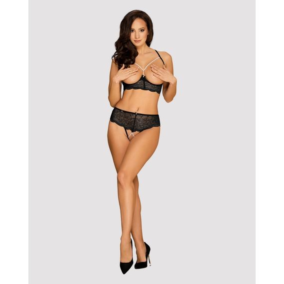 Комплект Obsessive Pearlove 2 предмета XS/S | Зображення 2